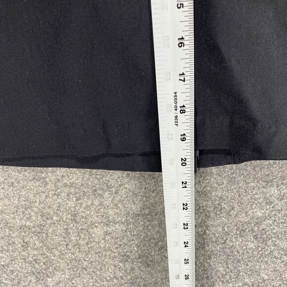 Max Studio Skirt Women 6 Black Straight Midi Zipper Mid Rise Lined Rayon Casual - Picture 6 of 10